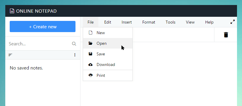Open text file in Ismedia